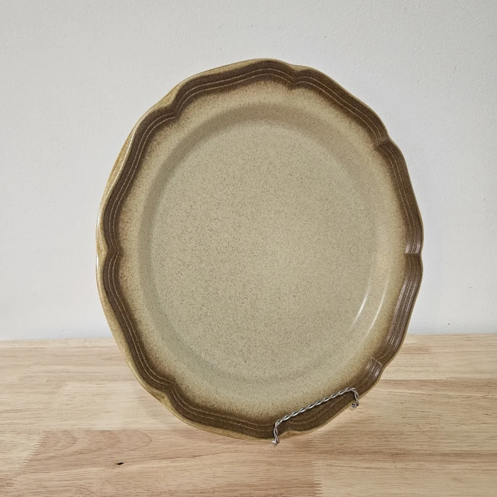 Vintage Mikasa Stoneware Serving Platter Plate